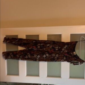 One shoulder jumpsuit.